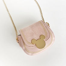 Load image into Gallery viewer, Sueded Mouse Ear Purse