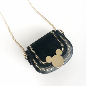 Sueded Mouse Ear Purse