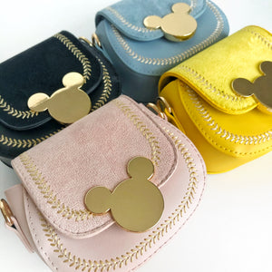 Sueded Mouse Ear Purse