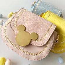 Load image into Gallery viewer, Sueded Mouse Ear Purse