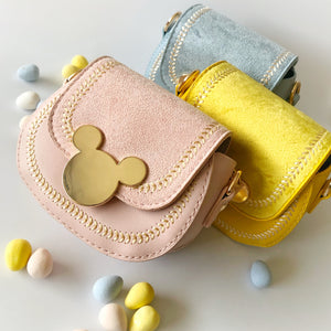 Sueded Mouse Ear Purse