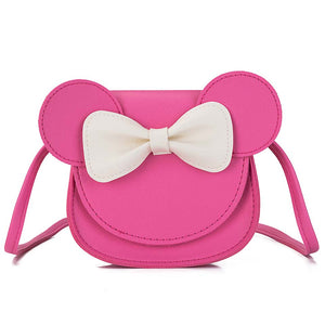 Mouse Ear With Bow Purse