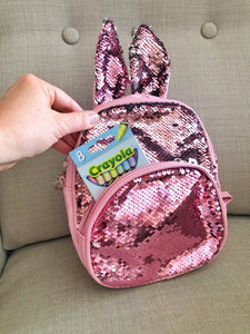 Mini Bunny Sequin Backpack