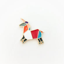 Load image into Gallery viewer, Origami Animal Enamel Pins