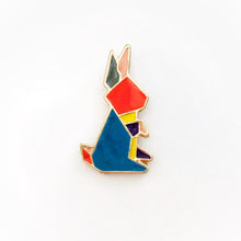 Load image into Gallery viewer, Origami Animal Enamel Pins