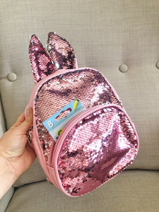 Mini Bunny Sequin Backpack