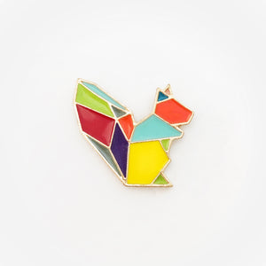 Origami Animal Enamel Pins