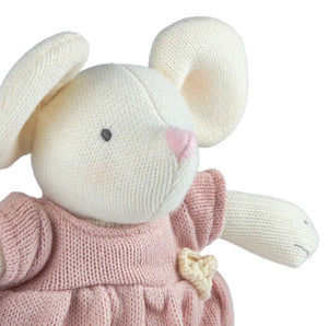 Meiya the Mouse - Knitted Fabric Doll