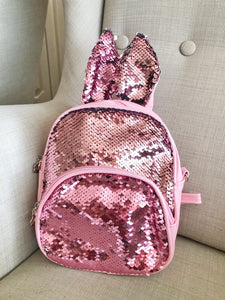 Mini Bunny Sequin Backpack