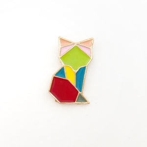 Origami Animal Enamel Pins