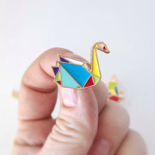 Load image into Gallery viewer, Origami Animal Enamel Pins