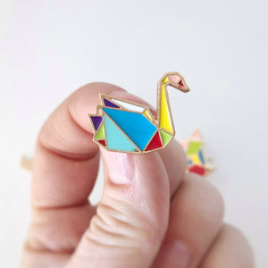 Origami Animal Enamel Pins