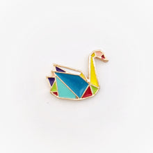 Load image into Gallery viewer, Origami Animal Enamel Pins