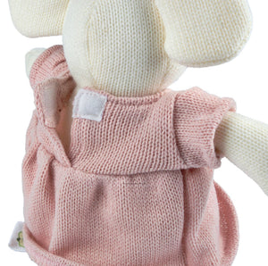 Meiya the Mouse - Knitted Fabric Doll