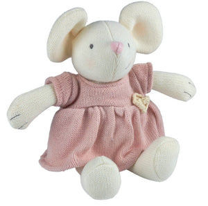 Meiya the Mouse - Knitted Fabric Doll