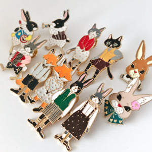 Animal Enamel Pins