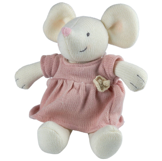 Meiya the Mouse - Knitted Fabric Doll