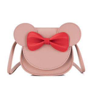 Mouse Ear With Bow Purse